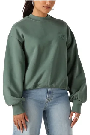 ANOTHER LABEL Dames, Sweatshirts & Hoodies, Groen, Maat: XS
