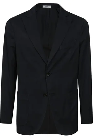 Boglioli Heren, Jassen, Blauw, Maat: XL Katoen