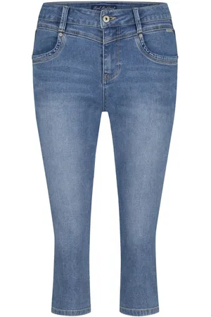 Red Button Dames, Jeans, Blauw, Maat: L Katoen