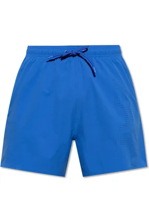 EA7 Heren, Badkleding, Blauw, Maat: S Poliester