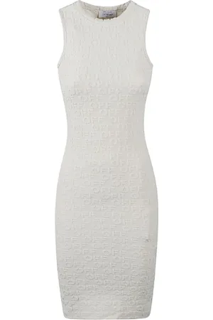 OFF-WHITE Dames, Jurken, Wit, Maat: XS