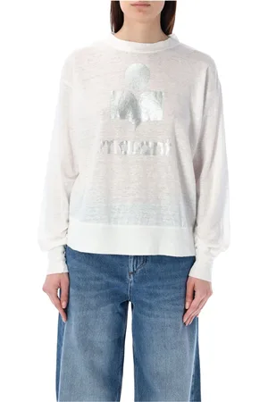 Isabel Marant Dames, Tops, Wit, Maat: S Linnen