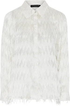 Bruuns Bazaar Dames, Blouses & Shirts, Wit, Maat: S Poliester
