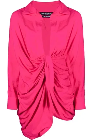 Jacquemus Dames, Jurken, Roze, Maat: 2XS Viscose