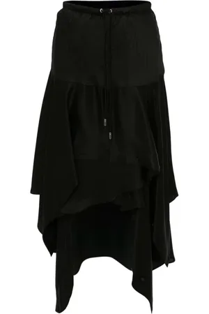 J.W.Anderson Dames, Rokken, Zwart, Maat: 2XS Viscose
