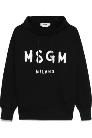 Msgm Dames, Sweatshirts & Hoodies, Zwart, Maat: S