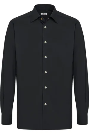 Kiton Heren, Overhemden, Zwart, Maat: 5XL Katoen