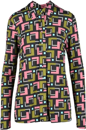 Maliparmi Dames, Blouses & Shirts, Veelkleurig, Maat: M Viscose