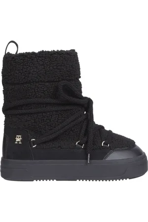 Tommy Hilfiger Dames, Schoenen, Zwart, Maat: 38 EU Poliester