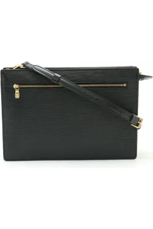 LOUIS VUITTON Dames, Pre-owned, Zwart, Maat: ONE Size Leer