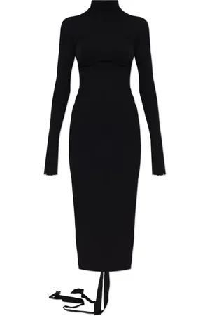 Balenciaga Dames, Jurken, Zwart, Maat: S Viscose