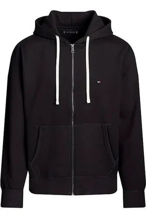 Tommy Hilfiger Heren, Sweatshirts & Hoodies, Zwart, Maat: L Katoen