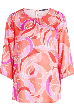Betty Barclay Dames, Blouses & Shirts, Veelkleurig, Maat: 4XL Satijn