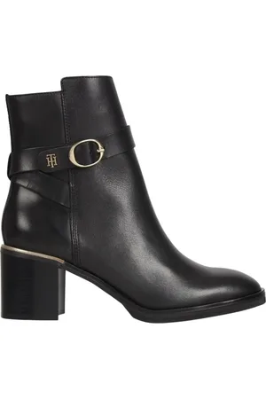 Tommy Hilfiger Dames, Schoenen, Zwart, Maat: 39 EU Leer