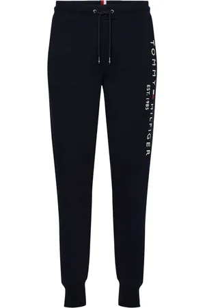 Tommy Hilfiger Dames, Broeken, Blauw, Maat: XL Katoen