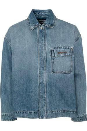 Jacquemus Heren, Jassen, Blauw, Maat: L Denim