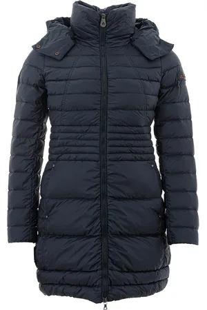 Peuterey Dames, Mantels, Blauw, Maat: 2XS Poliester