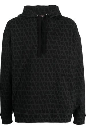 VALENTINO GARAVANI Heren, Sweatshirts & Hoodies, Zwart, Maat: M Katoen