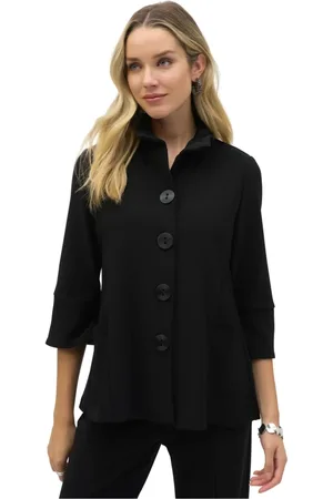Joseph Ribkoff Dames, Blouses & Shirts, Zwart, Maat: M Spandex