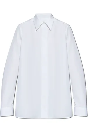 Jil Sander Dames, Blouses & Shirts, Wit, Maat: L Katoen