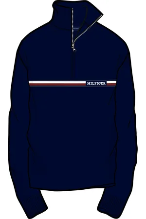 Tommy Hilfiger Heren, Truien, Blauw, Maat: M Katoen