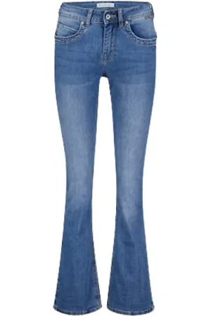Red Button Dames, Jeans, Blauw, Maat: L Katoen