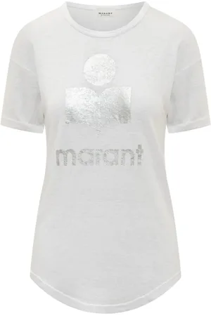 Isabel Marant Dames, Tops, Wit, Maat: L Linnen