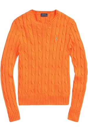 Ralph Lauren Dames, Truien, Oranje, Maat: XS Katoen