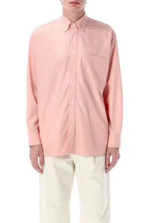 Auralee Heren, Overhemden, Roze, Maat: XL Zijde