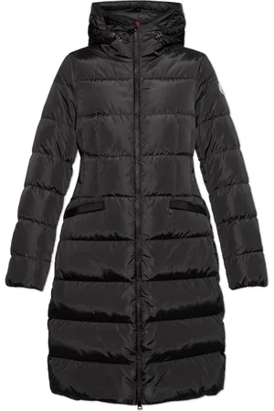 Moncler Dames, Mantels, Zwart, Maat: M Polyamide
