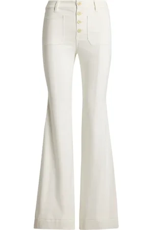 Ralph Lauren Dames, Broeken, Wit, Maat: XS Katoen
