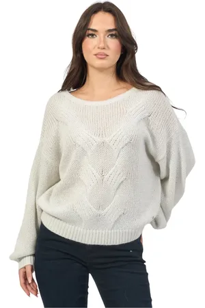 HUGO BOSS Dames, Truien, Wit, Maat: XS Wol