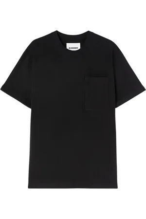 Jil Sander Heren, Tops, Zwart, Maat: S Katoen