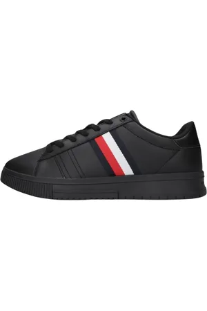 Tommy Hilfiger Heren, Schoenen, Zwart, Maat: 44 EU Leer