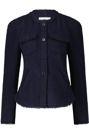 Isabel Marant Dames, Jassen, Blauw, Maat: XL Wol