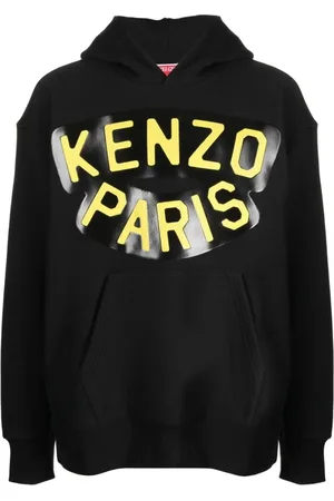 Kenzo Heren, Sweatshirts & Hoodies, Zwart, Maat: S Katoen