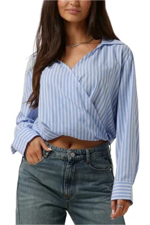 ANOTHER LABEL Dames, Blouses & Shirts, Blauw, Maat: XL