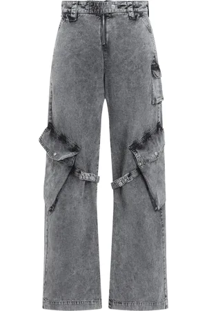 Acne Studios Dames, Jeans, Grijs, Maat: XL Katoen