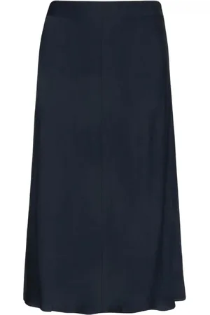 Tommy Hilfiger Dames, Rokken, Blauw, Maat: L Viscose