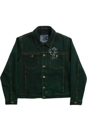 Rassvet Heren, Jassen, Groen, Maat: XL Denim