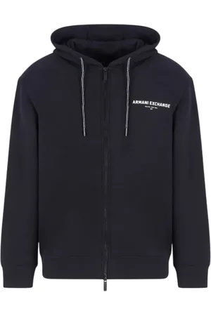 Armani Exchange Heren, Sweatshirts & Hoodies, Blauw, Maat: M