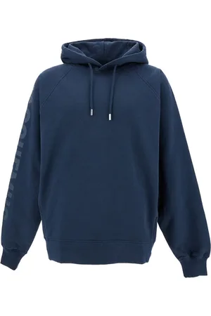 Jacquemus Heren, Sweatshirts & Hoodies, Blauw, Maat: S Katoen