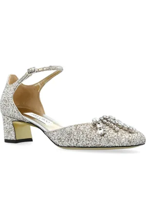 Jimmy Choo Dames, Schoenen, Grijs, Maat: 36 EU Leer
