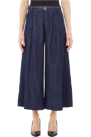Liu Jo Dames, Broeken, Blauw, Maat: W30
