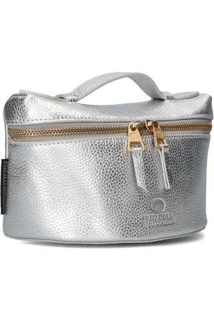 Fred de la Bretoniere Dames, Tassen, Grijs, Maat: ONE Size Leer