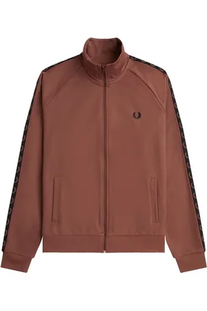 Fred Perry Heren, Sweatshirts & Hoodies, Bruin, Maat: L Katoen