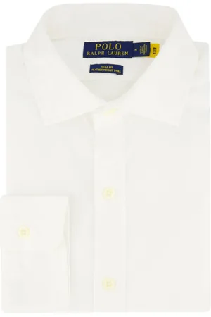Ralph Lauren Heren, Overhemden, Wit, Maat: M Katoen