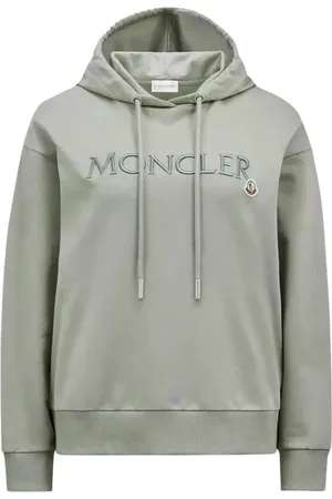 Moncler Dames, Sweatshirts & Hoodies, Groen, Maat: XS Katoen