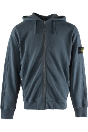Stone Island Heren, Sweatshirts & Hoodies, Blauw, Maat: 2XL Katoen