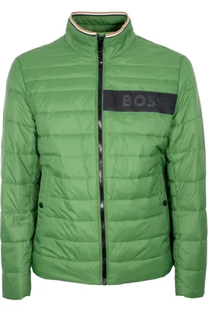 HUGO BOSS Heren, Jassen, Groen, Maat: L Polyamide